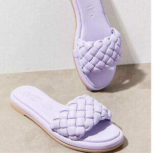 NWOT Seychelles Bellissima Purple Lavender Slide 8.5 Made in Italy